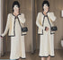Knitted Dress With Cardigan Sets